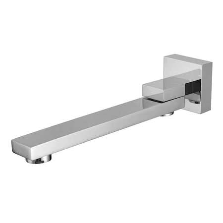 Alfi Brand ALFI brand AB7701-PC Polished Chrome Square Foldable Tub Spout AB7701-PC
